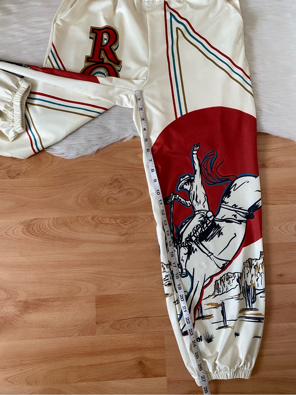 Lucky & Blessed Rodeo Cowboy Jogger Pants - Picture 7 of 11